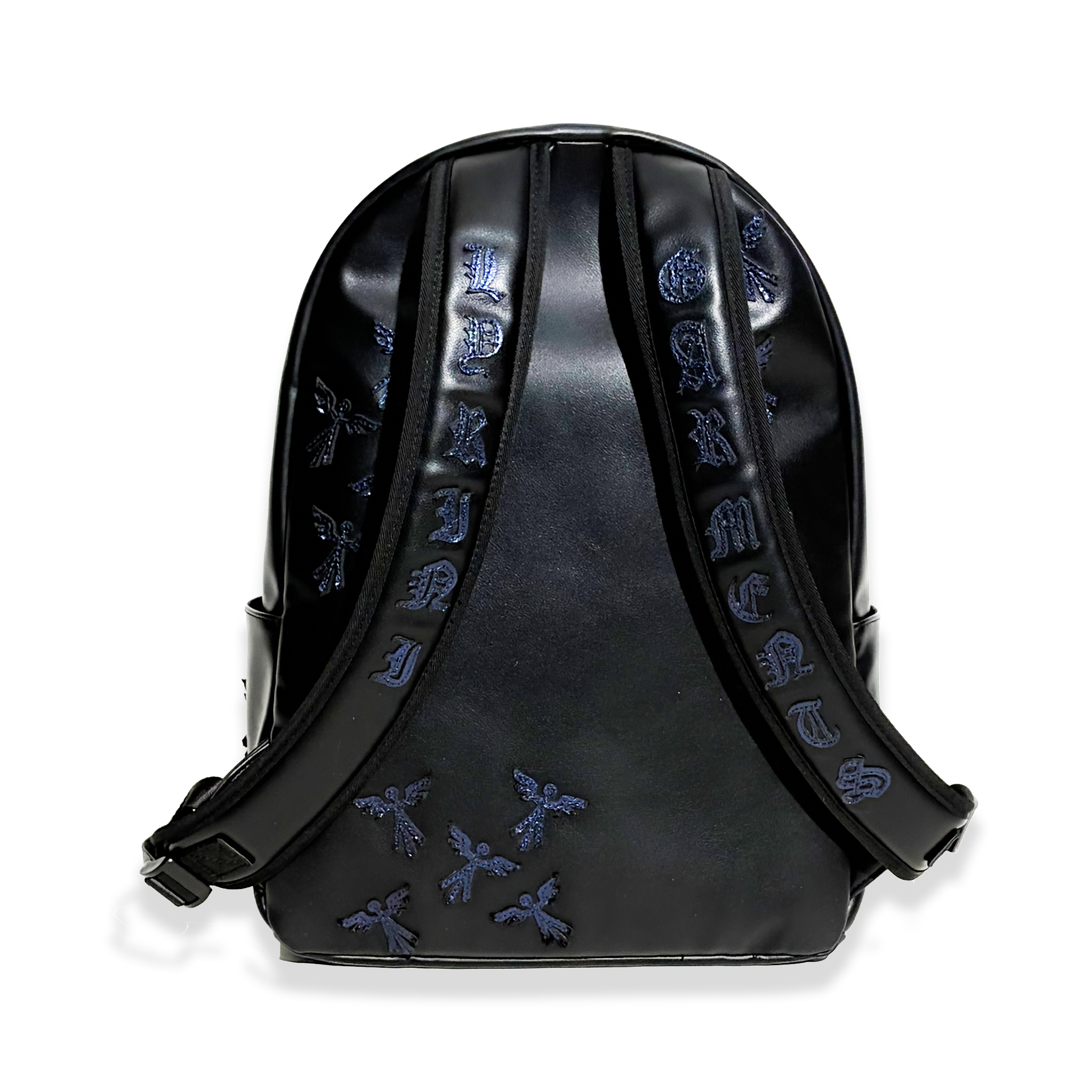 "DESINGED INSIDE PARADISE" LEATHER BOOKBAG